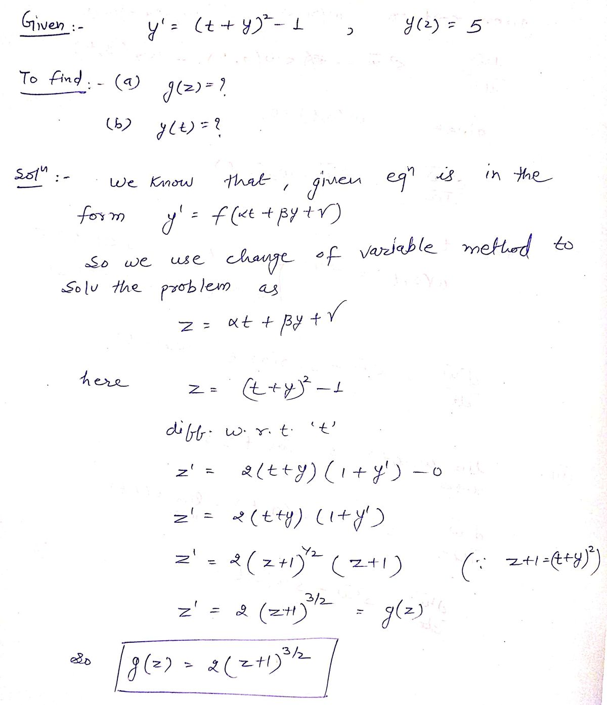 Calculus homework question answer, step 1, image 1